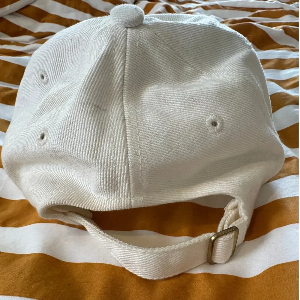 Casablanca Tennis Club | Men's Embroidered Cotton Twill Baseball Cap Yuzu Rare
